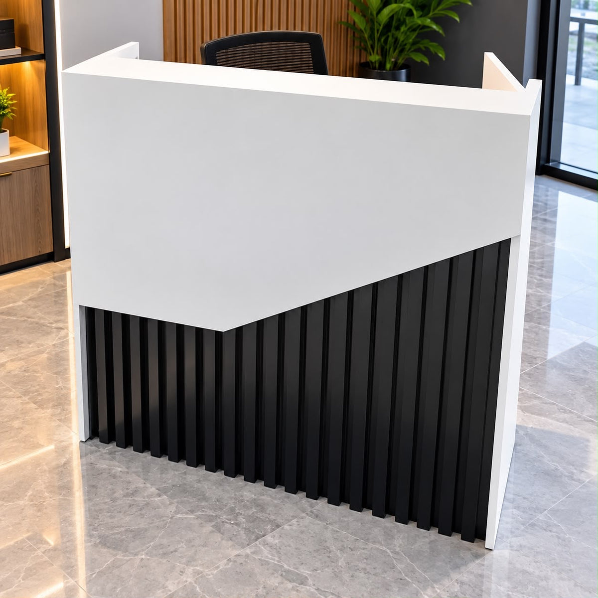 ✨🤍 MOSTRADOR / COUNTER DE RECEPCIÓN – ELEVA LA IMAGEN DE TU NEGOCIO 🤍✨🆔(Cod. 2 Blanco con Negro )

💰RD$9,495

📏 Medidas:
• 80 cm de ancho
• 40 cm de profundidad
• 104 cm de alto 
- Material Hidrofugo