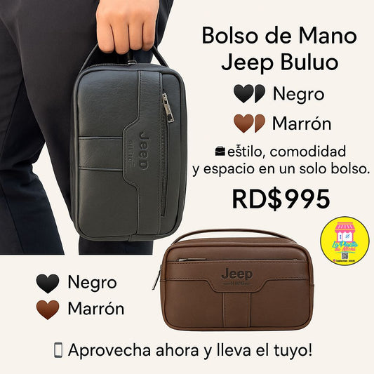 Bolso de Mano Jeep Buluo (Cod.5901)
🖤 Negro | 🤎 Marrón
💼 Estilo, comodidad y espacio en un solo bolso.