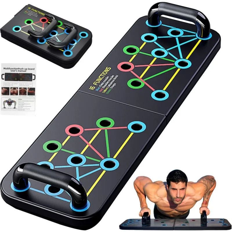 🔥💥 TABLA DE FLEXIONES 9 en 1 MULTIFUNCIONAL – ENTRENA PECHO, HOMBROS Y TRÍCEPS COMO PRO 💥🔥

💰RD$995