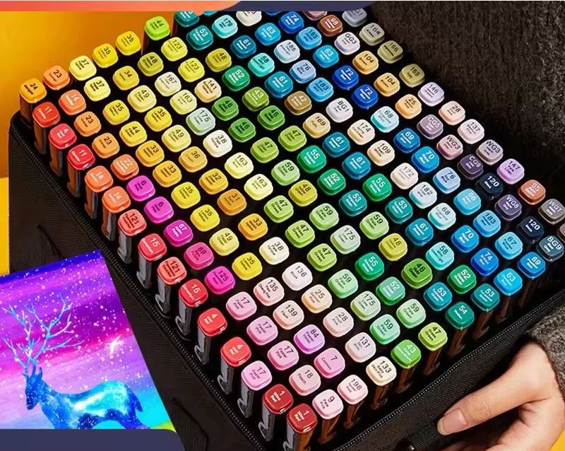 Estuche de Colores Doble Punta (168 Pcs)