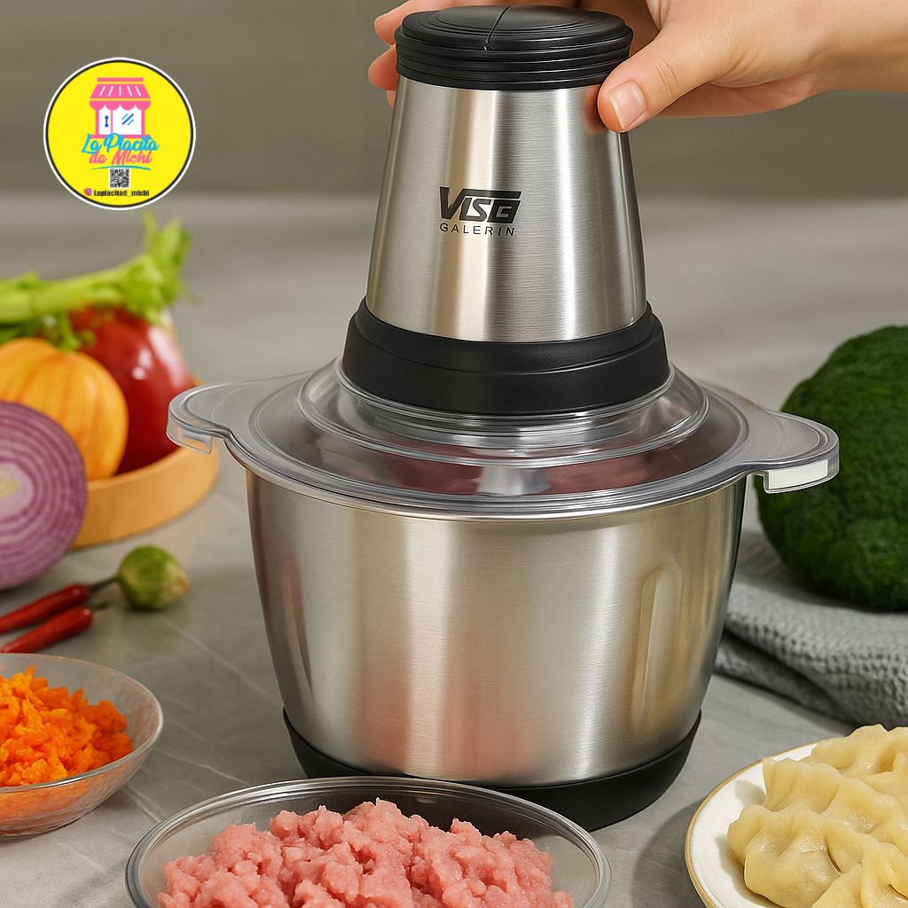 🥗✨ Picador Eléctrico de Acero Inoxidable ✨🥗 (Cod.VGM309)

¡Haz tu cocina más fácil y rápida! ⚡
