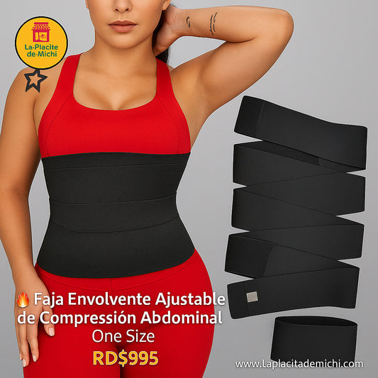 🔥 Faja Envolvente Ajustable de Compresión Abdominal One Size 🔥
(Cod.075)
💰RD$995