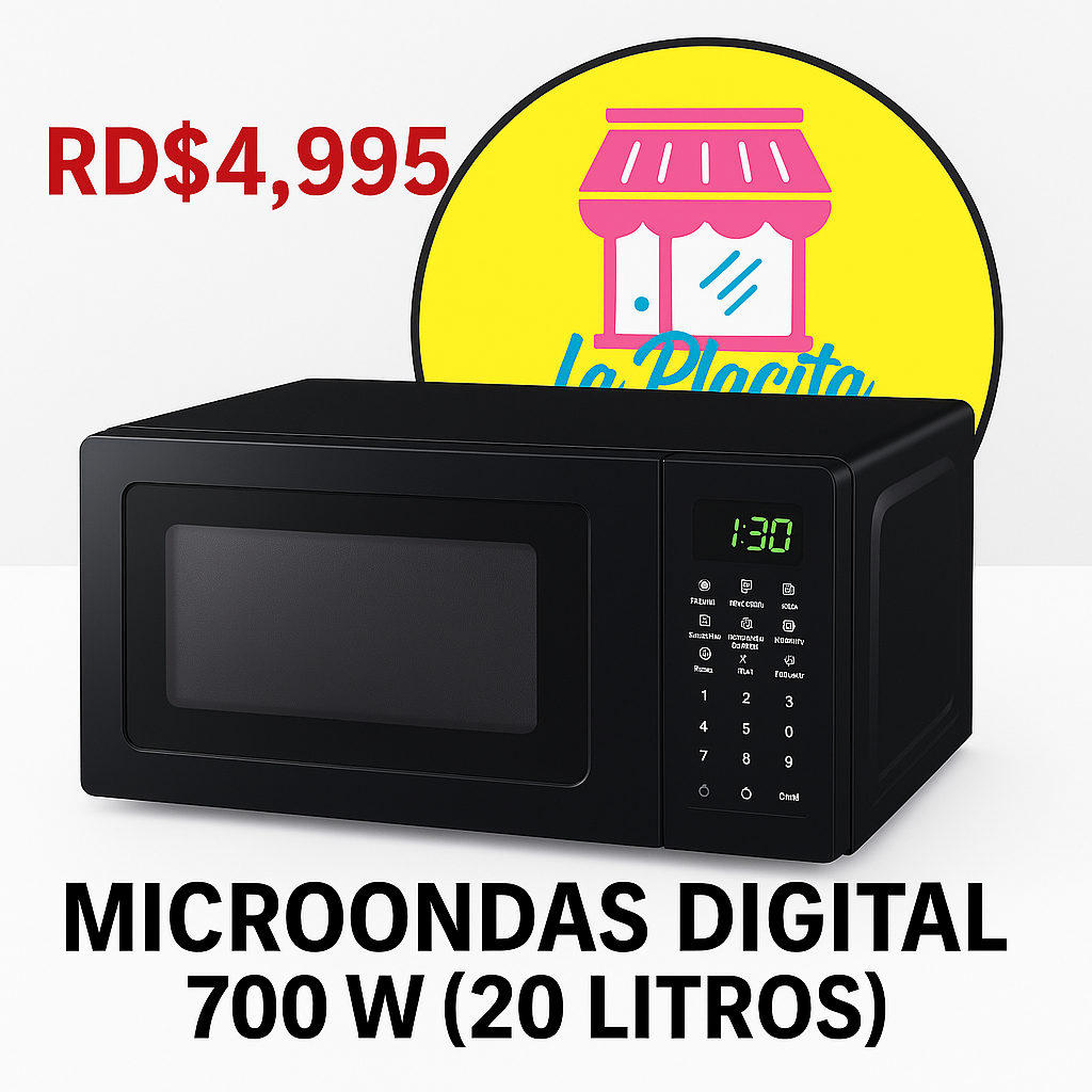 Microondas Digital 700w (20 Litros) (Cod.2001)