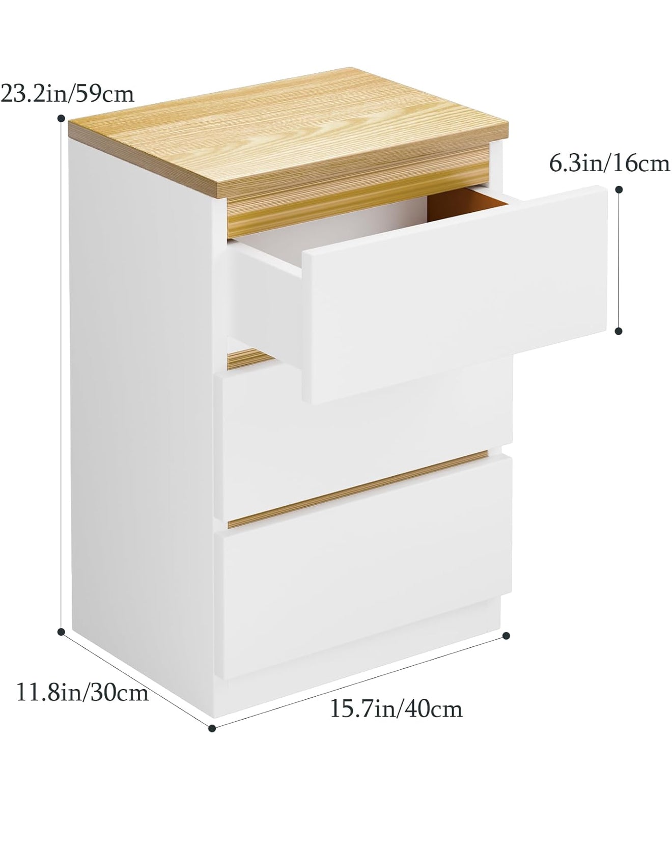 🛏️ Mesita de Noche de Color Madera y Blanca – Elegancia y Funcionalidad en Cada Rincón
(Cod.283276)