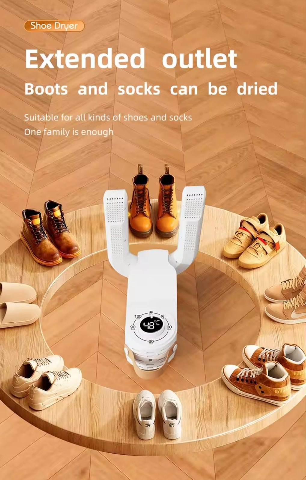 Secador de Zapatos Eléctrico