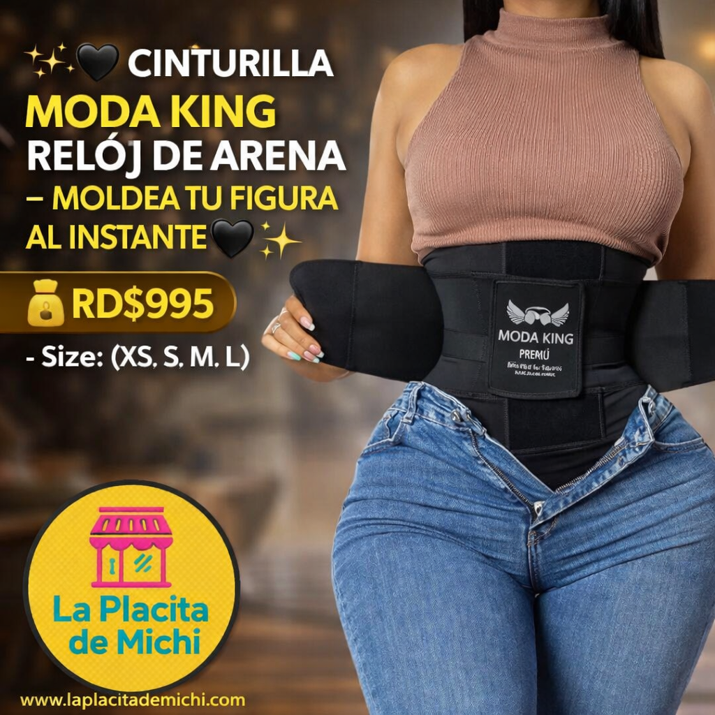 ✨🖤 CINTURILLA MODA KING  RELOJ DE ARENA – MOLDEA TU FIGURA AL INSTANTE 🖤✨

💰RD$995 

- Size: ( XS. S. M.  L)