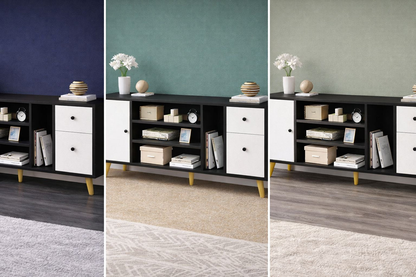 📺 Mueble de TV Moderno 120 cm – Estilo Minimalista Negro con Gavetas Blancas

📐 Medida: 120 cm
🆔 Código: F20-290007-3
💰 Precio: RD$ 3,495