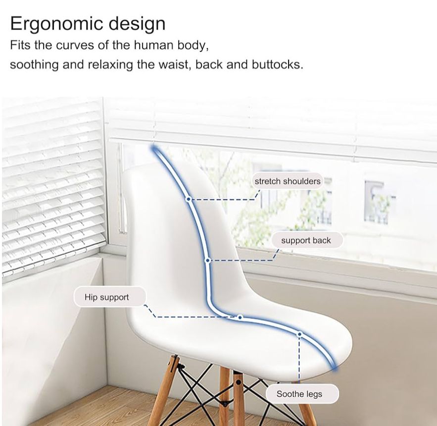 ✨ Silla de Cocina & Comedor Moderna ✨(Cod.012-3)