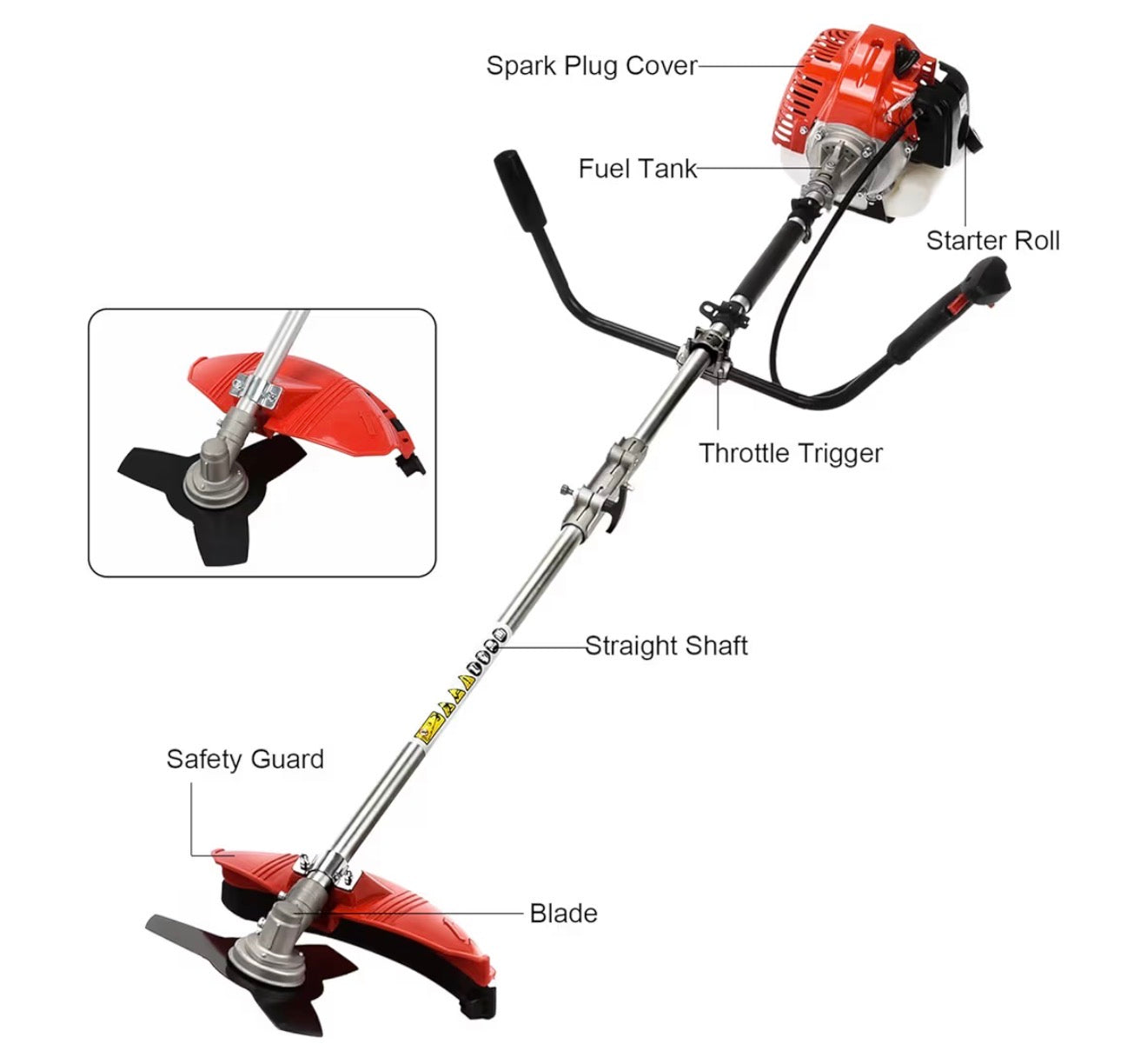 🔥🌿 Corta Césped de 5 Pies A GASOLINA (31cc) (4T ) – POTENCIA QUE ARRASA 🌿🔥 (Cod.800-88506) 

💰RD$5,995