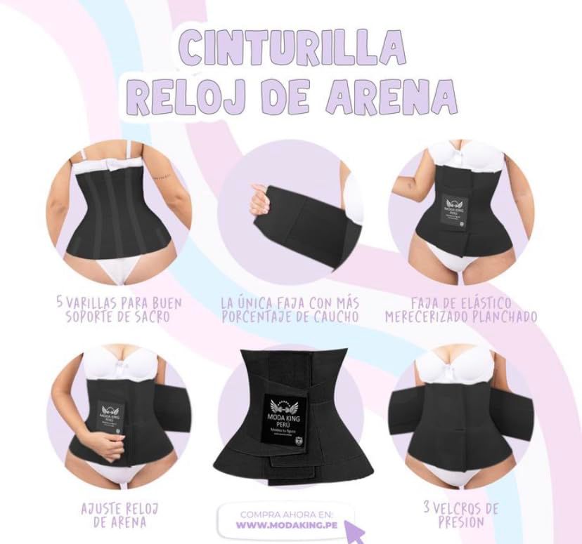 ✨🖤 CINTURILLA MODA KING  RELOJ DE ARENA – MOLDEA TU FIGURA AL INSTANTE 🖤✨

💰RD$995 

- Size: ( XS. S. M.  L)