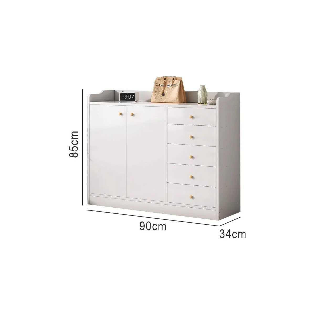 🤍 GABINETE ORGANIZADOR MULTIFUNCIONAL – AMPLIO, MODERNO Y ELEGANTE (Cod. M04)

💰RD$3,995 

📏 Medidas:
↔️ Ancho: 90 cm
↕️ Alto: 85 cm
📐 Profundidad: 34 cm