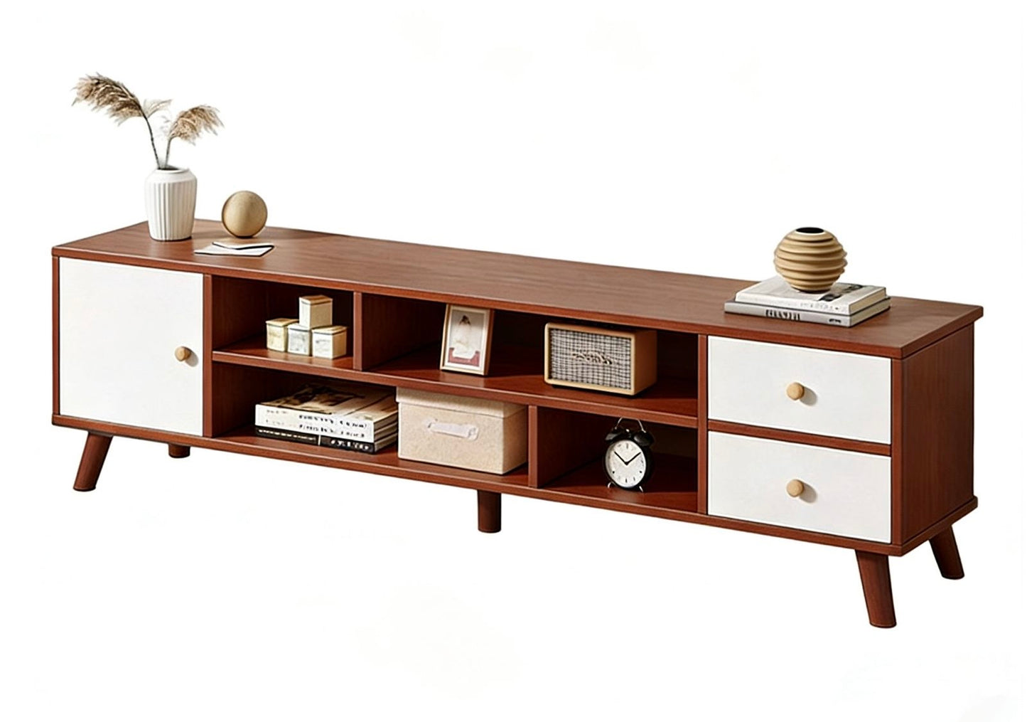🖥️✨ MUEBLE DE TV MODERNO MARRÓN (120 CM) – ORDEN, ESTILO Y FUNCIONALIDAD ✨🖥️ (Cod. 2509206-3)

💰RD$3,495