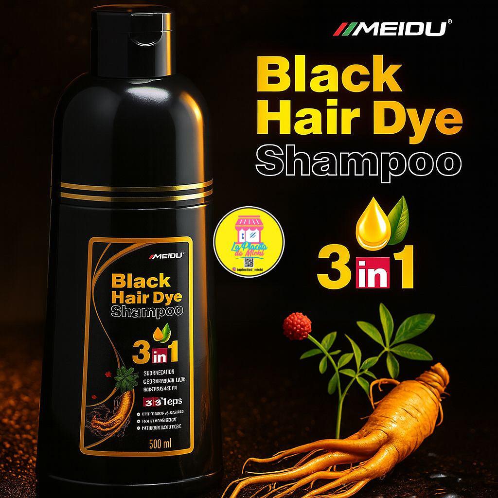 Hair Dye Shampoo 3 en 1