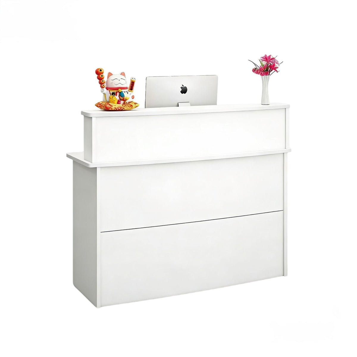 🧾✨ MOSTRADOR CAUNTER / RECEPCIÓN MODERNA PARA NEGOCIO – DISEÑO LIMPIO Y PROFESIONAL ✨🧾 (Cod. 250506 BLANCO ENTERO)

💰 Precio: RD$5,495 

📏 Medidas:
• Largo: 120 cm
• Alto total: 102 cm
• Fondo: 35 cm