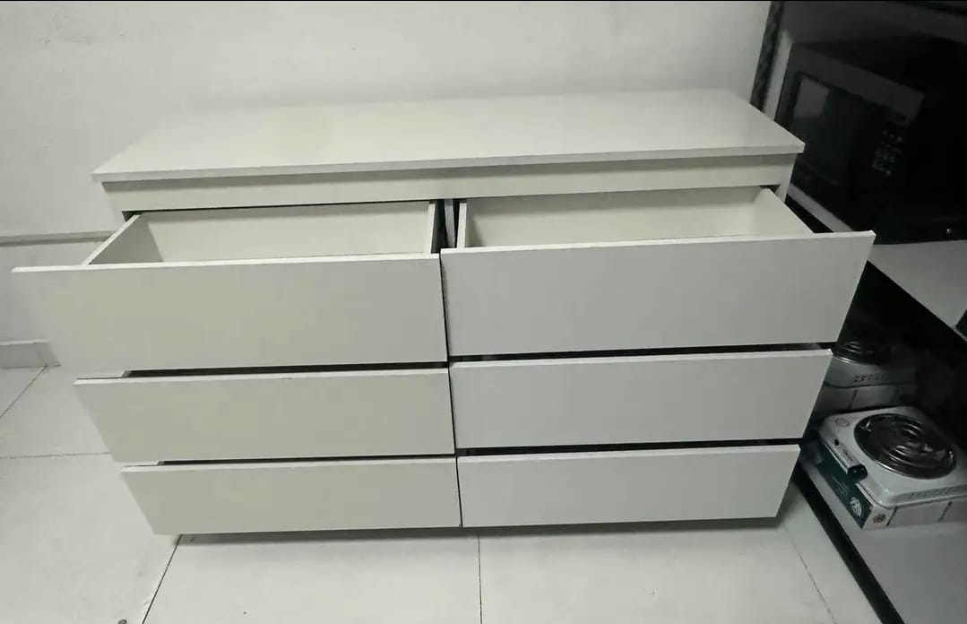 🧺 GAVETERO ARMARIO DE ALMACENAMIENTO – 6 CAJONES | BLANCO 🆔 Cod. 80025-2

💰 RD$5,995

📐 Medidas 
• Ancho: 120 cm
• Alto: 98.6 cm
• Fondo: 40 cm