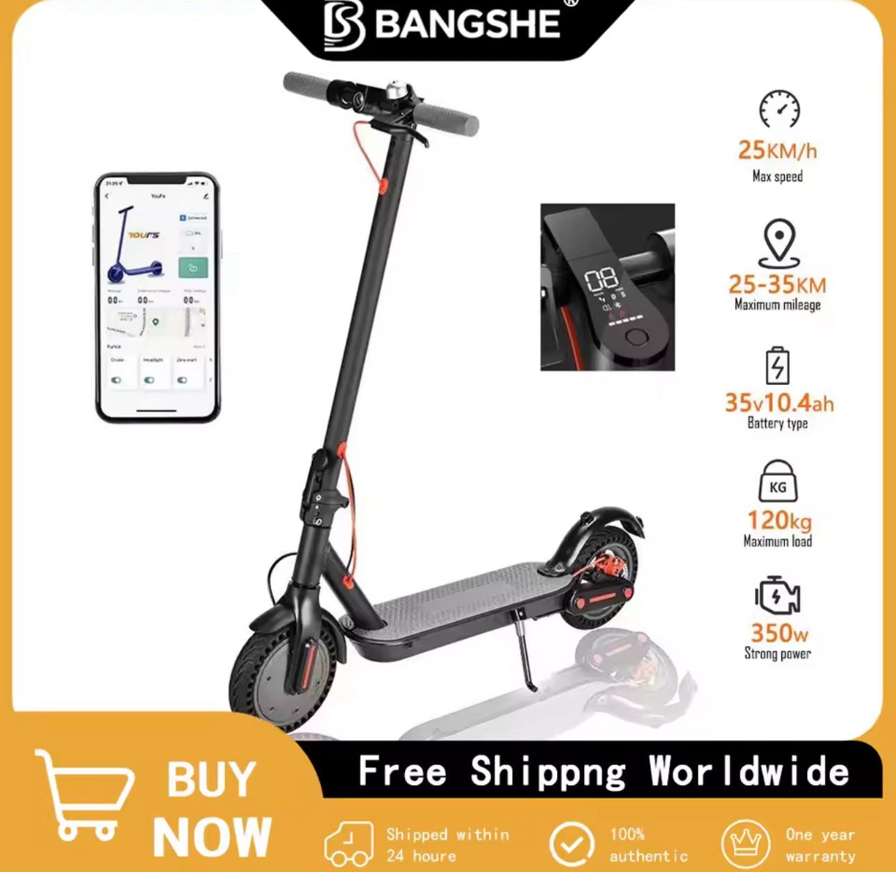 🛴✨ Patinete Eléctrico N7PRO (Cod.xm36)