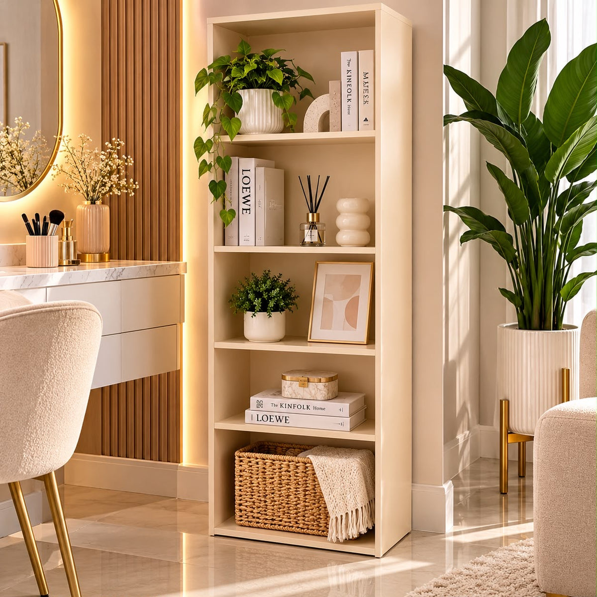 ✨🧴ESTANTERÍA ORGANIZADORA MULTIUSO – MODERNA Y PRÁCTICA 5 NIVELES 🧴✨🆔 (Cod. 111 Crema Claro )

💰RD$3,495

📏 Medidas:
38 × 24 × 122 cm

Material: 
Hidrofugo (Armado)