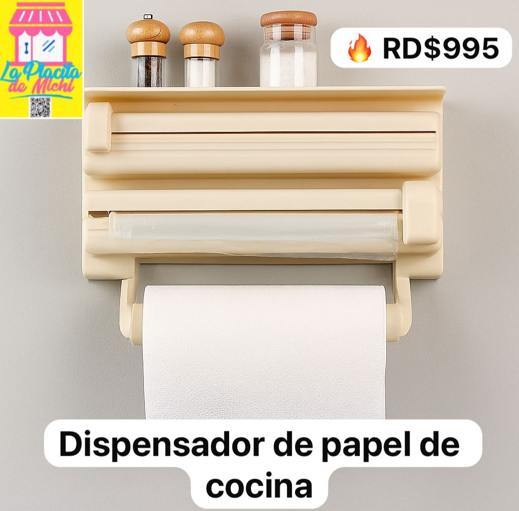 Dispensador de Papel de Cocina 4 en 1 
(cod.5821)