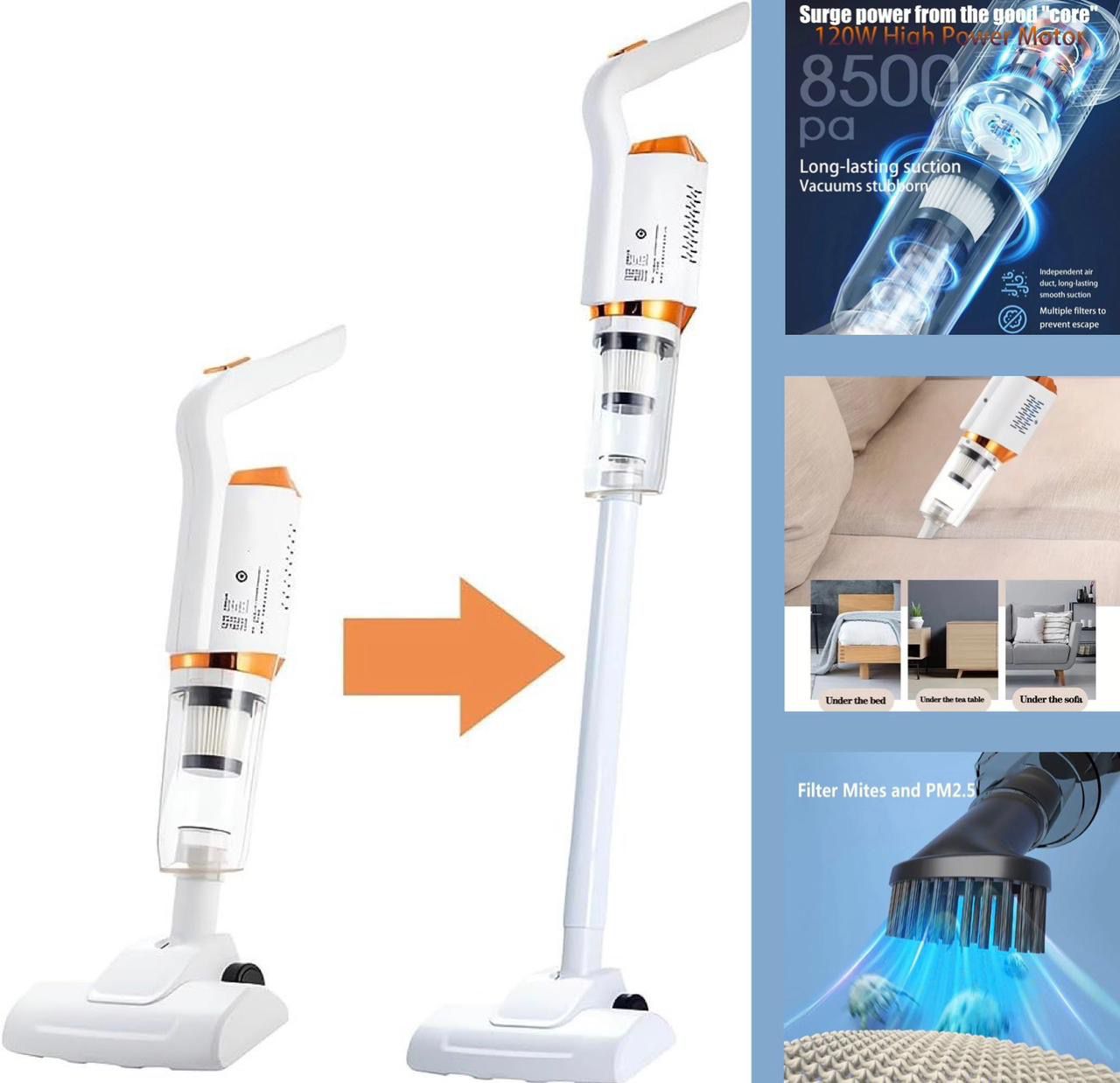 Aspiradora  Recargable De Mano 3 en 1  *8500pa*