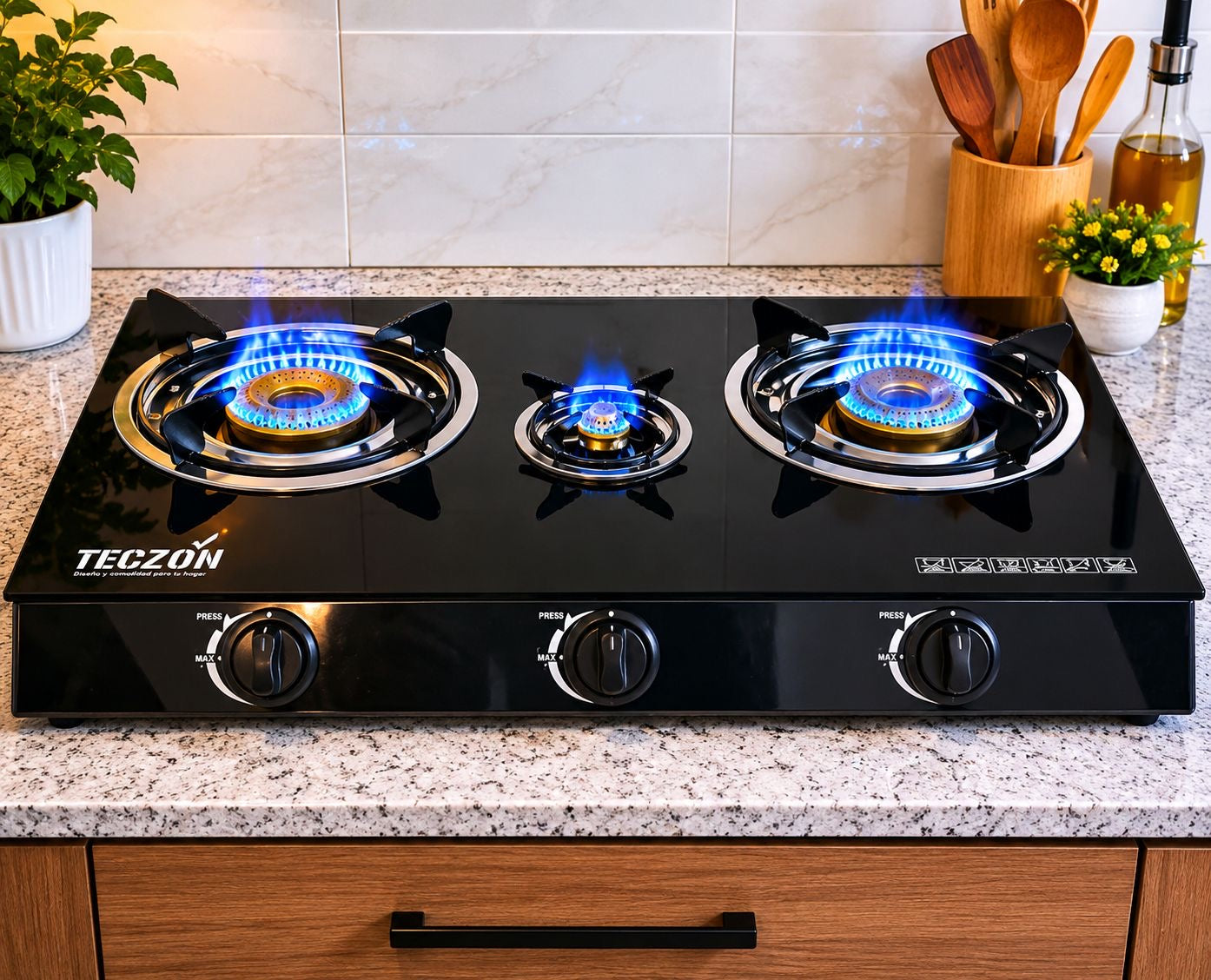 🔥🍳 ESTUFA DE GAS DE 3 HORNILLAS – POTENCIA, ELEGANCIA Y MÁS COMODIDAD PARA TU COCINA 🍳🔥
(Cod. 70x38.5x9.4 cm)

💰RD$2,195