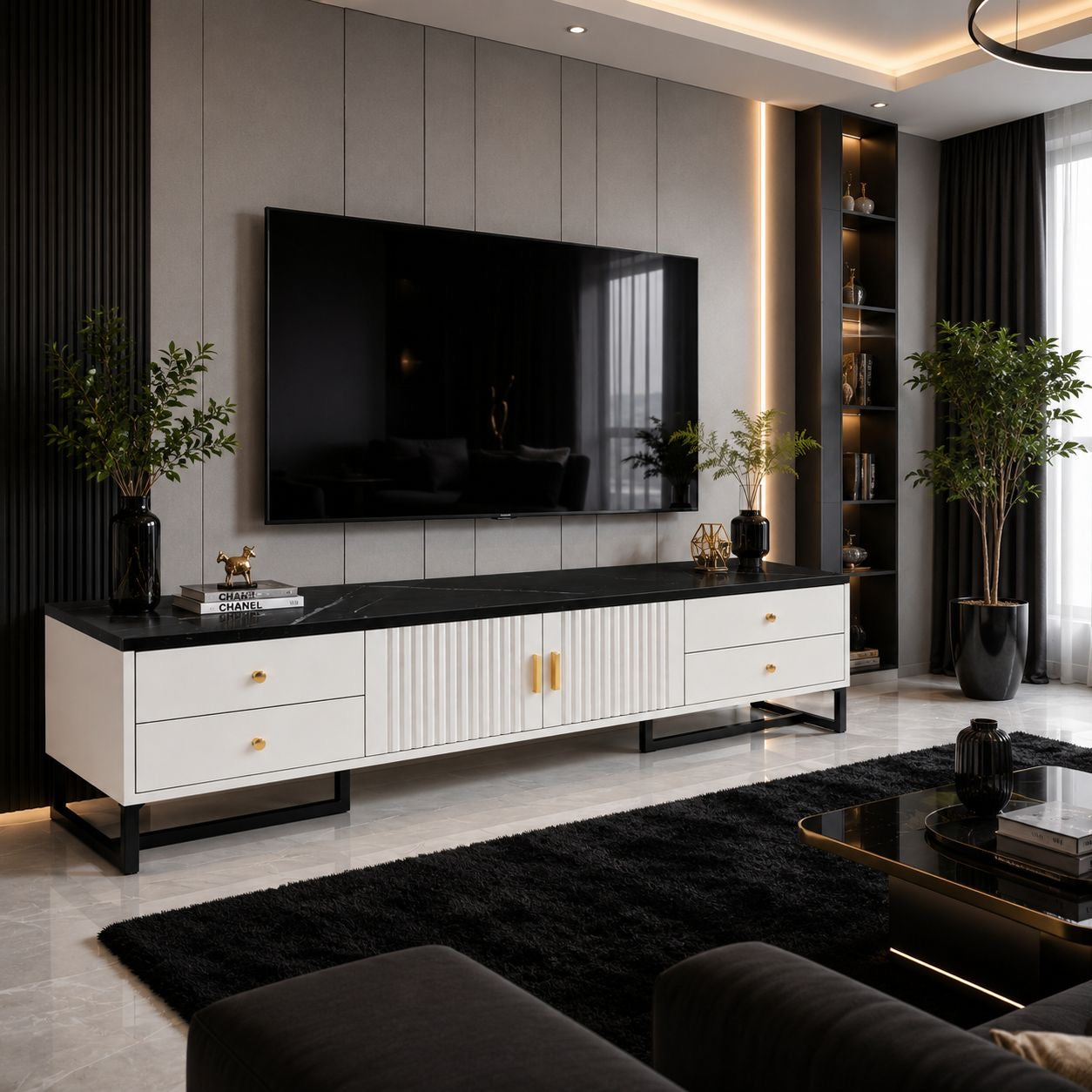 📺✨ MUEBLE DE TV MODERNO CON CAJONES – ELEGANCIA Y ORGANIZACIÓN PARA TU SALA ✨📺
🆔 Cod. 82630-1
📏 Medida: 140 cm

💰 Precio: RD$4,695