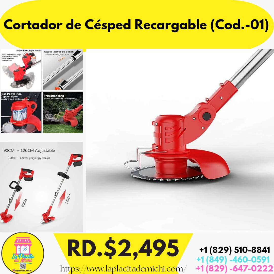 Cortador de Césped Recargable (Cod.-01)