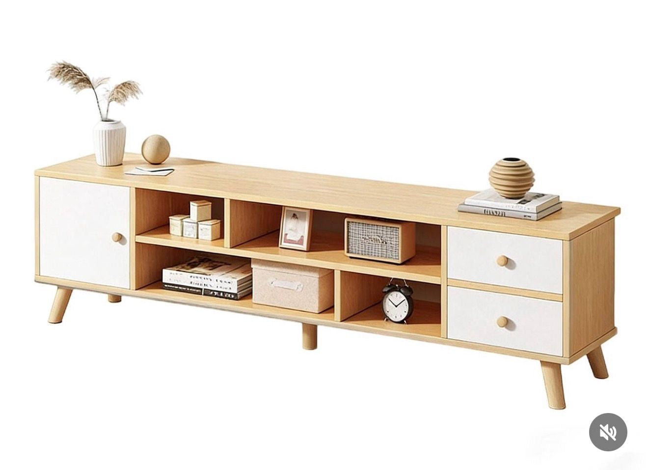 🖥️✨ MUEBLE DE TV MODERNO AMARILLO 120 CM – ESTILO QUE ORGANIZA ✨🖥️ 🆔 Cod. 2509206-2

💰 RD$3,495