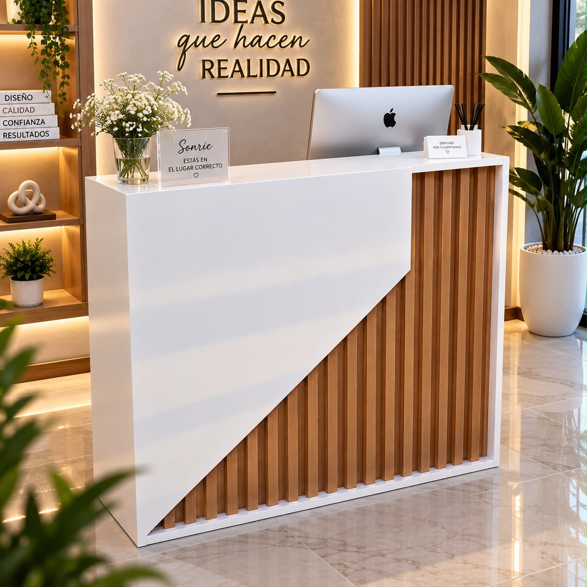 ✨🤍 MOSTRADOR / COUNTER DE RECEPCIÓN – ELEVA LA IMAGEN DE TU NEGOCIO 🤍✨🆔(Cod. 2 )

💰RD$9,495 

📏 Medidas:
• 80 cm de ancho
• 40 cm de profundidad
• 104 cm de alto