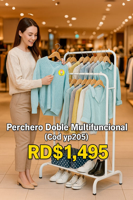 Perchero Doble Multifuncional  (Cod yp205)
