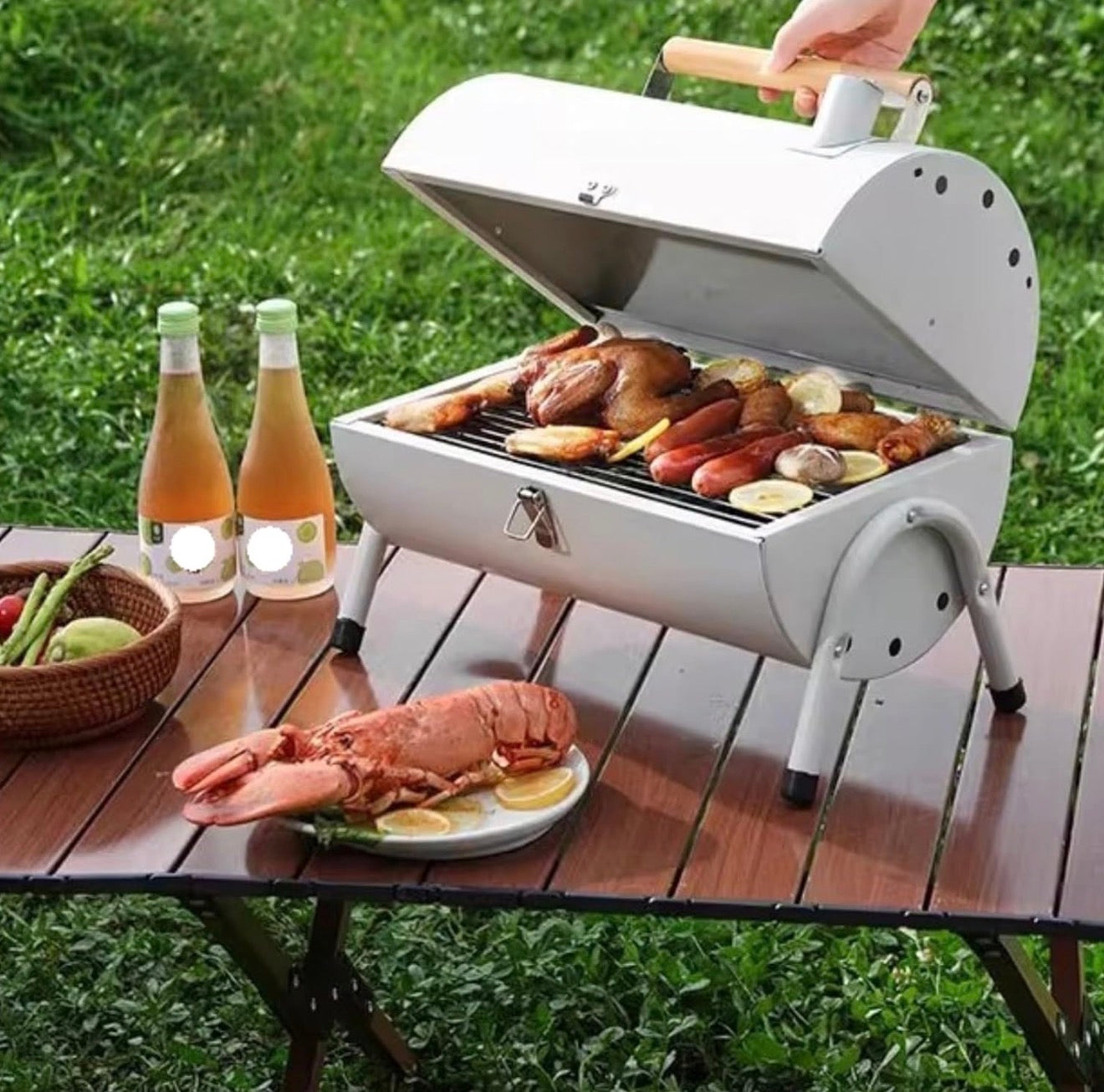 🔥 Parrilla de Carbón Portátil Plegable – Ideal para Camping y Hogar 🔥 (Cod. 3801)

💰RD$1,995