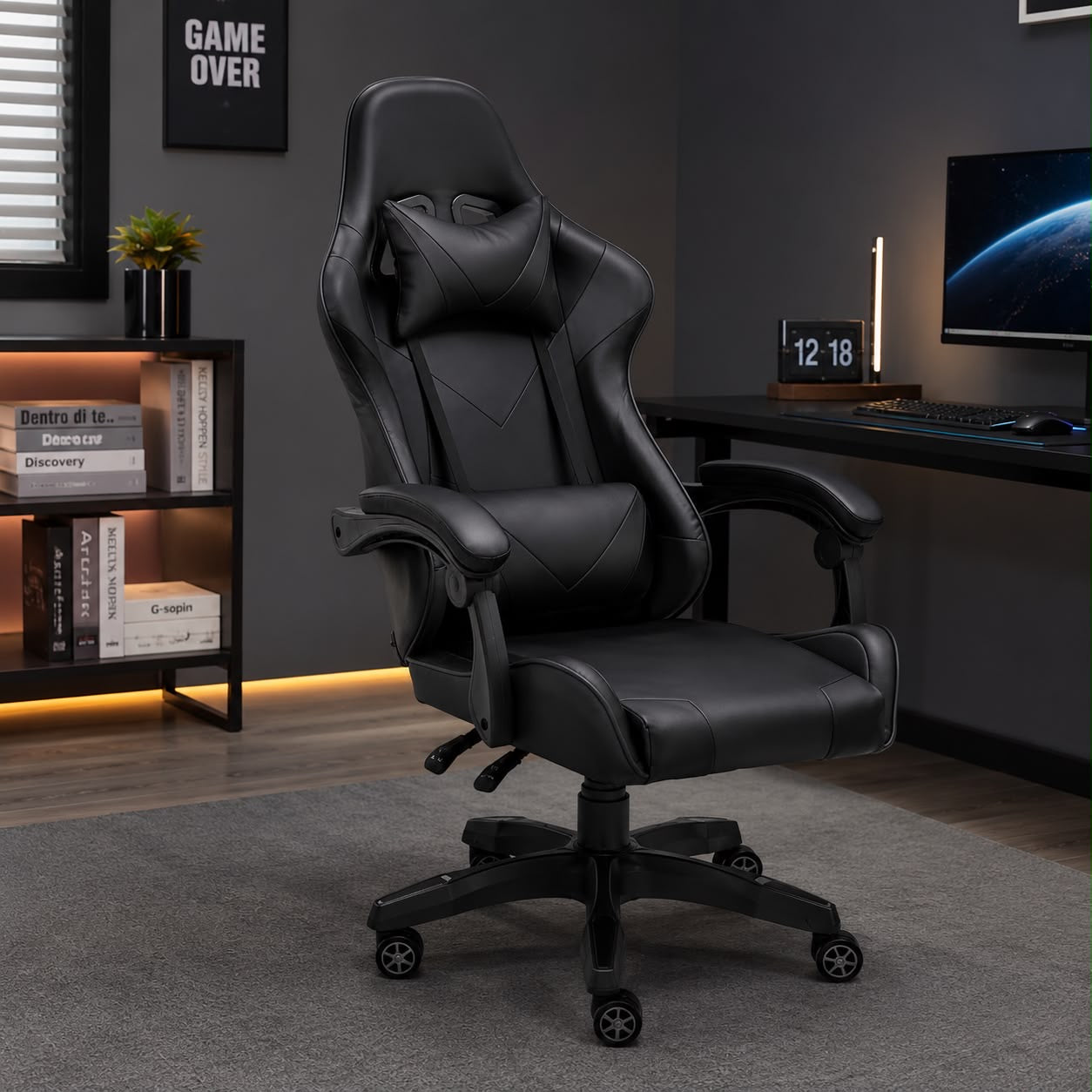 🎮🔥 SILLA GAMER ERGONÓMICA – COMODIDAD REAL PARA HORAS DE JUEGO O TRABAJO 🔥🎮
🎨 ⚫️Color: Negro ⚫️

💰 Precio: RD$4,995