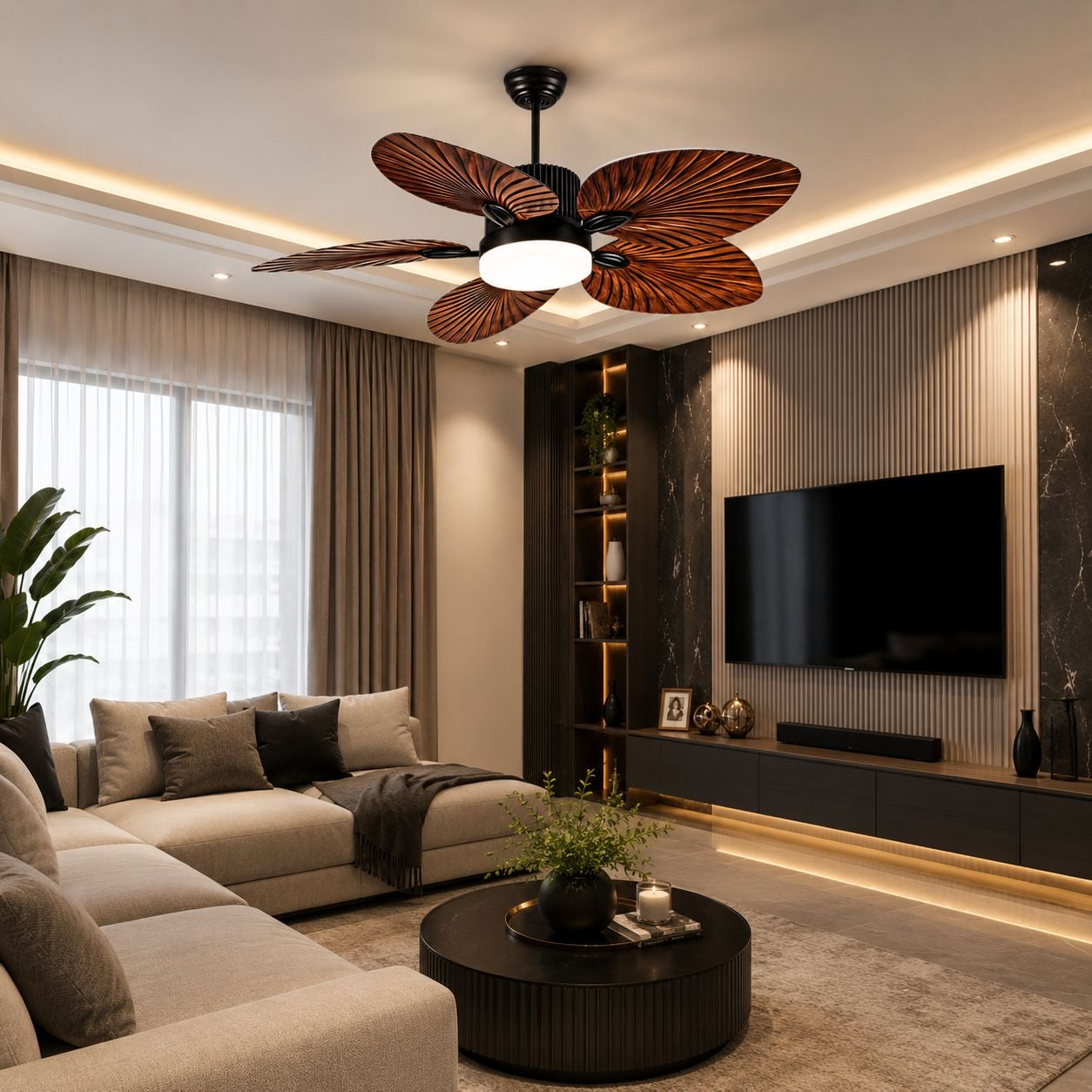 🌿✨ VENTILADOR DE TECHO DECORATIVO 52” – ELEGANCIA, FRESCURA Y ESTILO EN UN SOLO DISEÑO ✨🌿 (Cod. 52 Marrón) 

💰RD$7,495