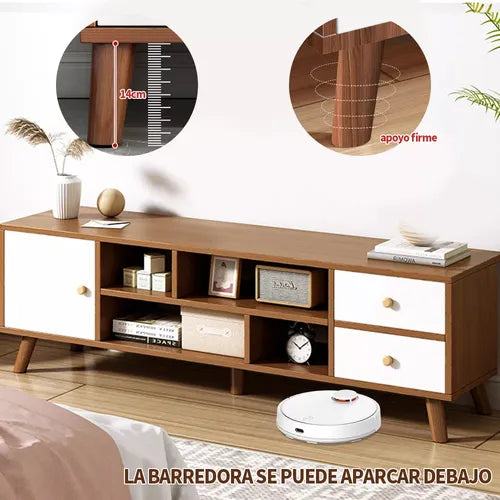 🖥️✨ MUEBLE DE TV MODERNO MARRÓN (120 CM) – ORDEN, ESTILO Y FUNCIONALIDAD ✨🖥️ (Cod. 2509206-3)

💰RD$3,495