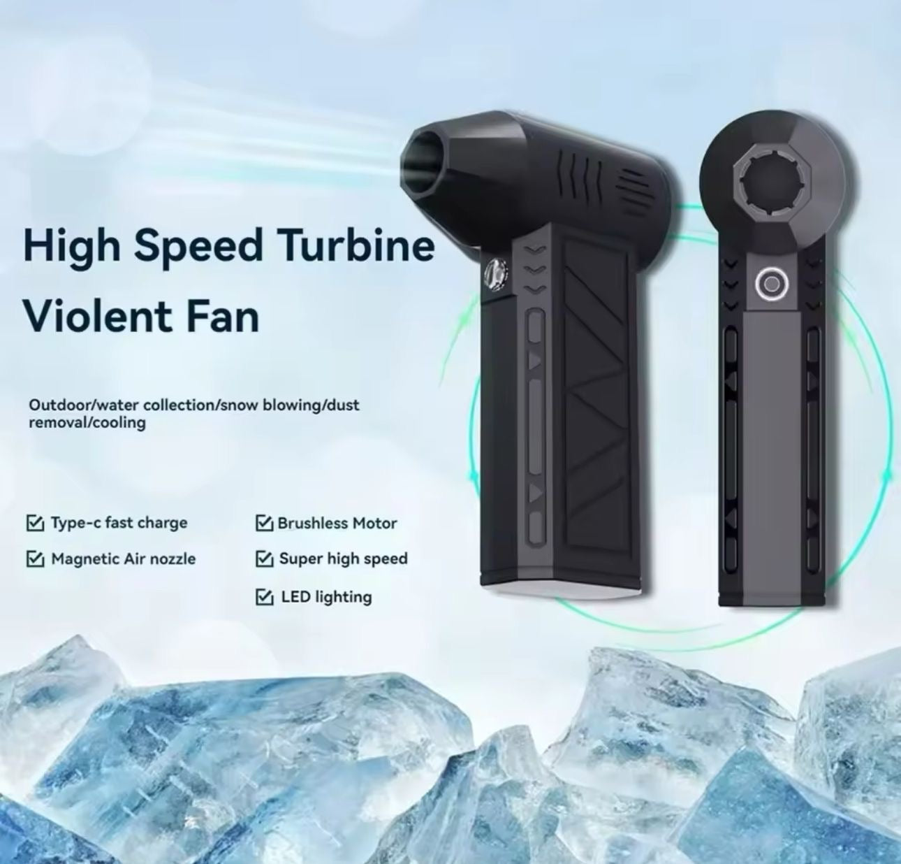 💨✨ Soplador Mini Jet Fan – Turbina Portátil ✨💨 (Cod.320)