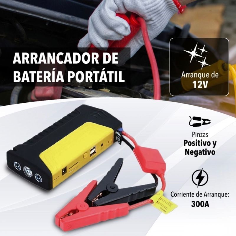 Jumper de Batería Portátil + Compresor de Aire Portátil (Cod.SB-01)