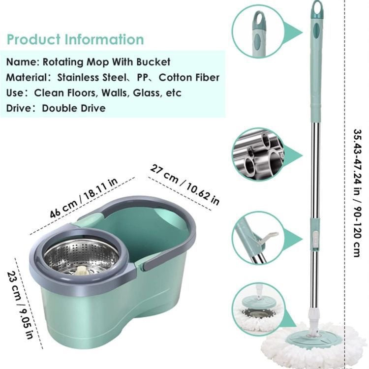 🧽✨ SÚPER MAGIC MOP – LIMPIEZA RÁPIDA Y SIN ESFUERZO ✨🧽
 
💰 RD$1,295