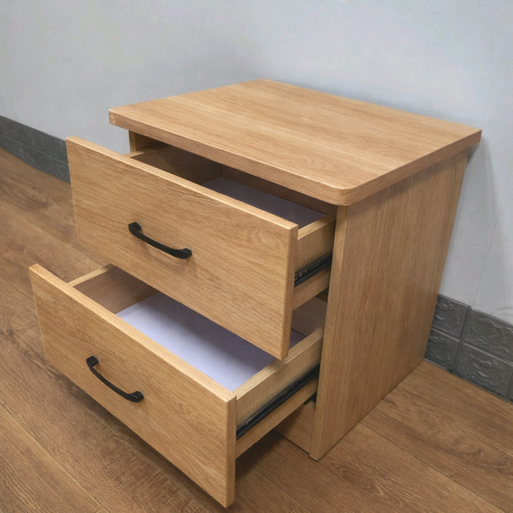 🛏️ 2 Mesita de Noche de 2 Gavetas  – (Cod.86131) ~*Color Amarillo*~

💰RD$4,995