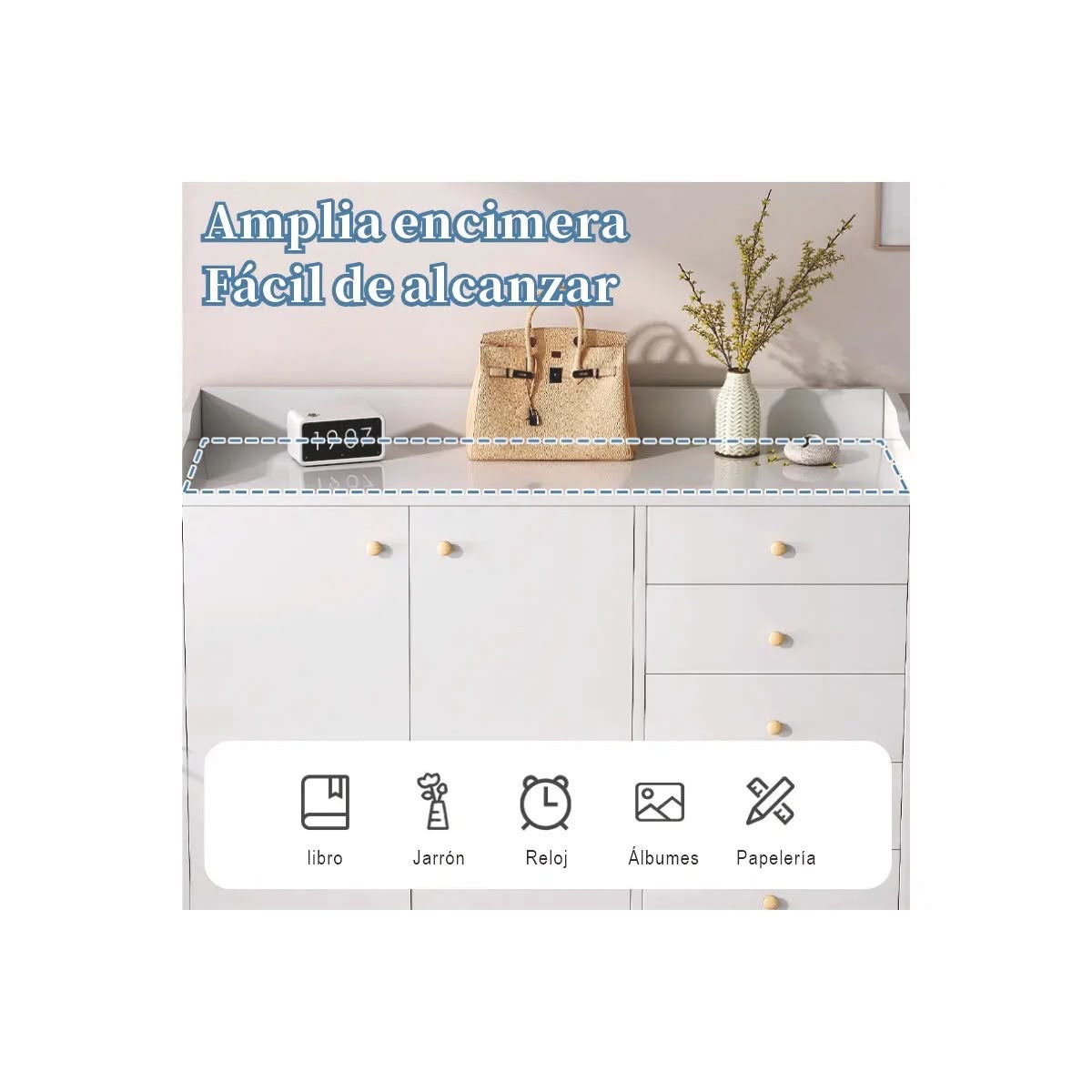 🤍 GABINETE ORGANIZADOR MULTIFUNCIONAL – AMPLIO, MODERNO Y ELEGANTE (Cod. M04)

💰RD$3,995 

📏 Medidas:
↔️ Ancho: 90 cm
↕️ Alto: 85 cm
📐 Profundidad: 34 cm