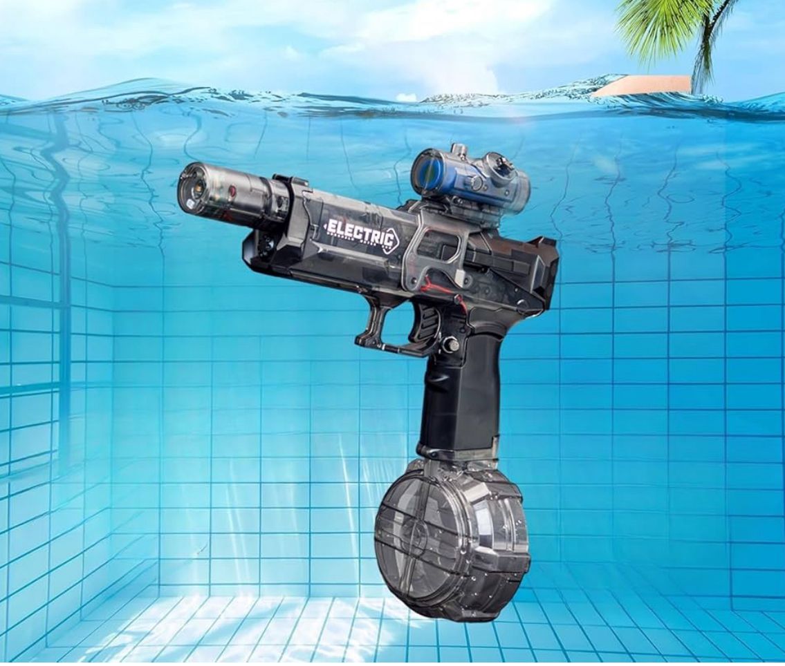 🔫💦 Pistola de Agua Eléctrica Automática – Diversión sin Límites 💦🔫
(Cod.818-8)

💰RD$1,295