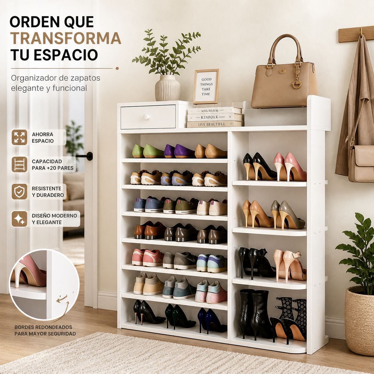 ✨👠 ORGANIZADOR DE ZAPATOS PREMIUM – MÁS ORDEN, MÁS ESPACIO EN TU VIDA 👠✨(Cod. 72801)

💰RD$3,495