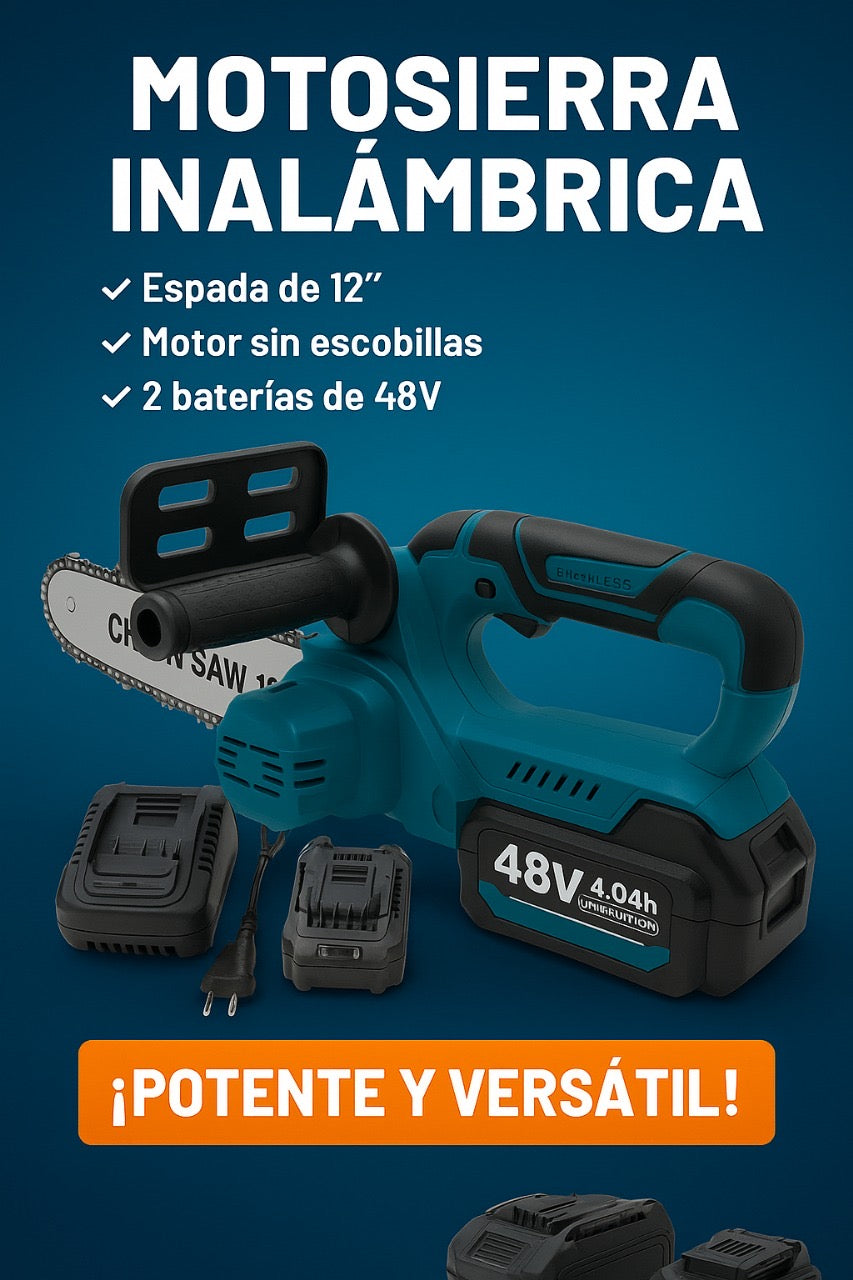 Moto sierra Recargable 48v (Cod.N-12)