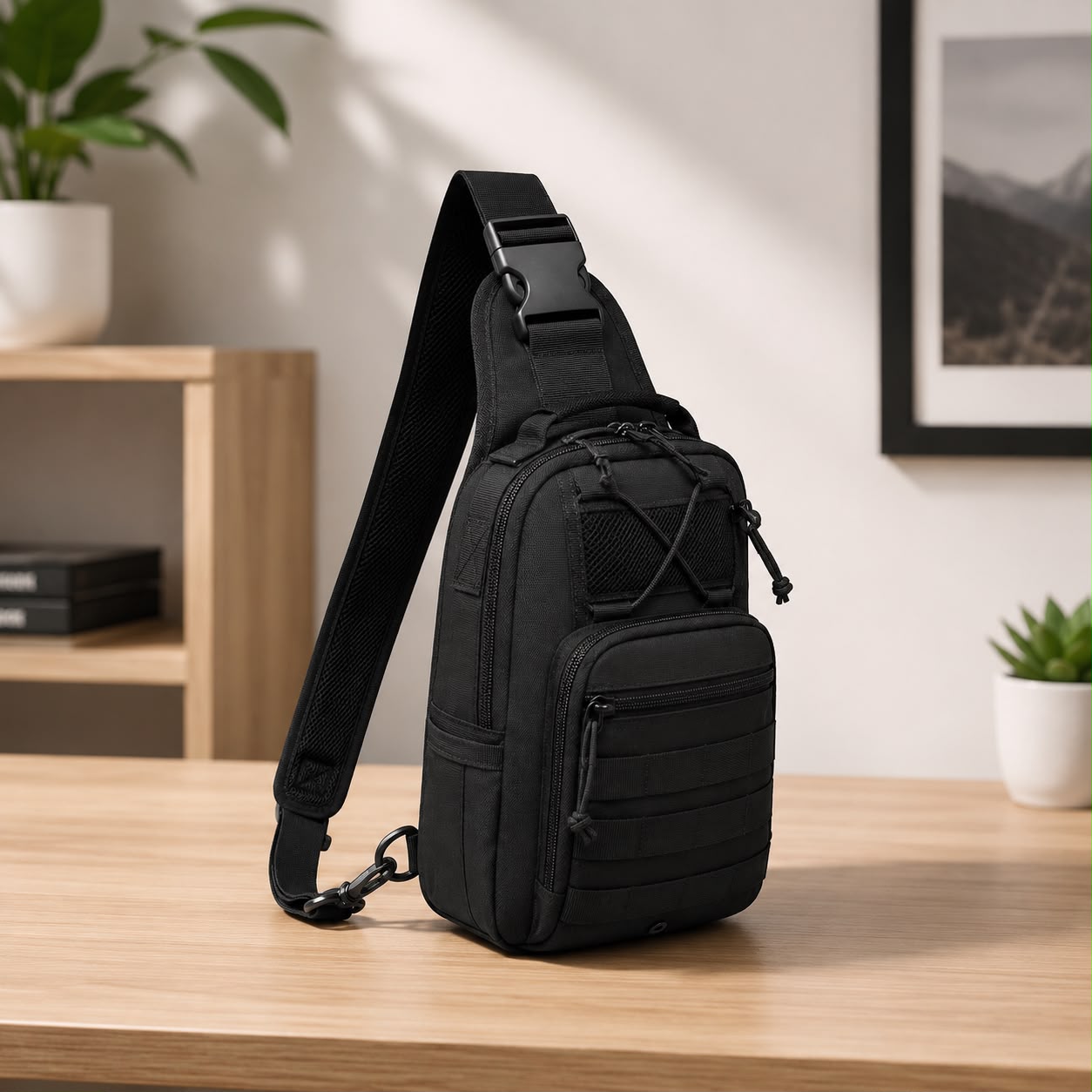 🎒🖤 BOLSO TÁCTICO CRUZADO MULTIFUNCIONAL – COMODIDAD, SEGURIDAD Y ESTILO EN CUALQUIER MOMENTO 🖤🎒(Cod. 8036)

💰 RD$1,495