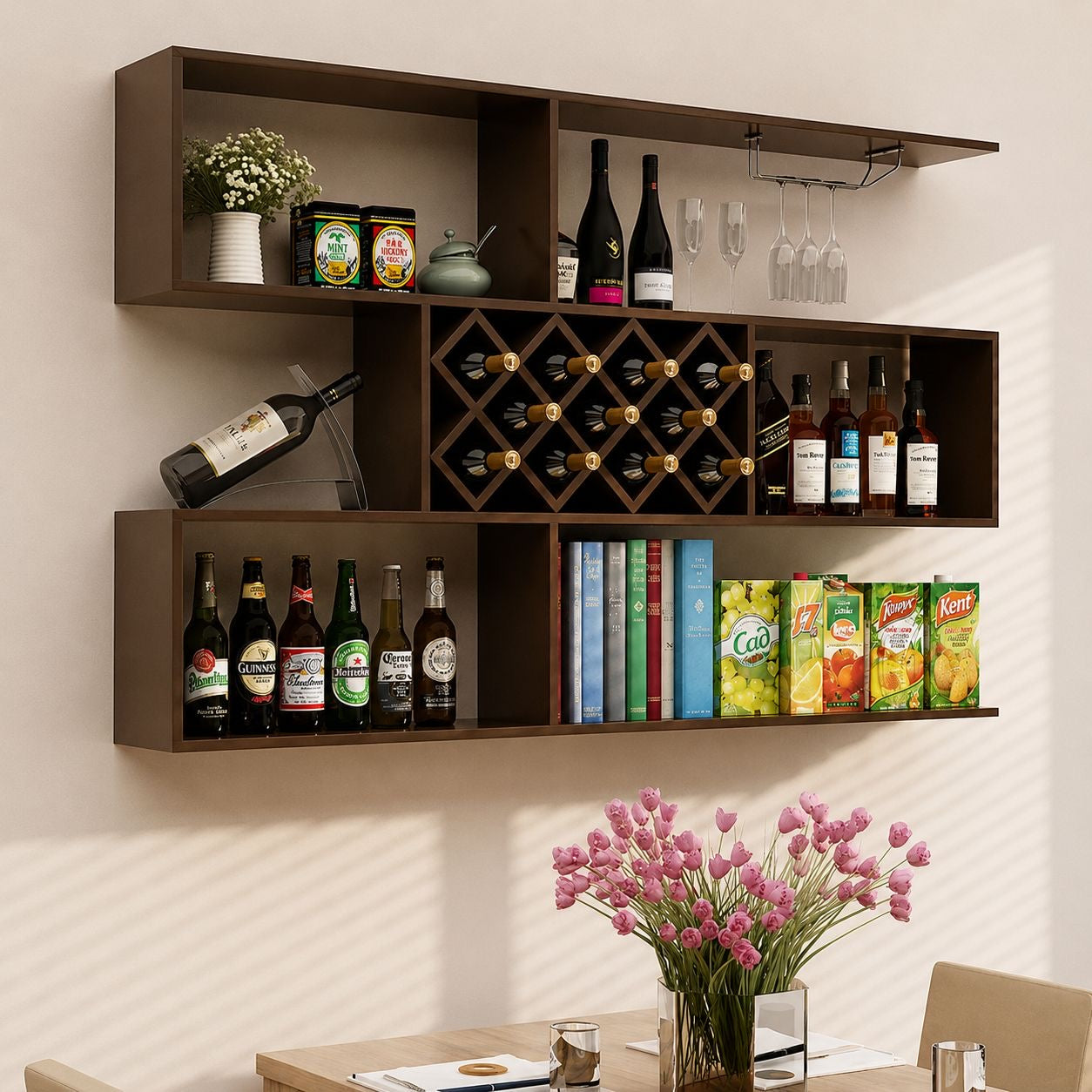 🍷✨ BAR FLOTANTE DE PARED – ELEGANCIA, ORGANIZACIÓN Y ESTILO EN UN SOLO MUEBLE ✨🍷

🆔 Cod. 290008-3 Marrón

💰 RD$4,995