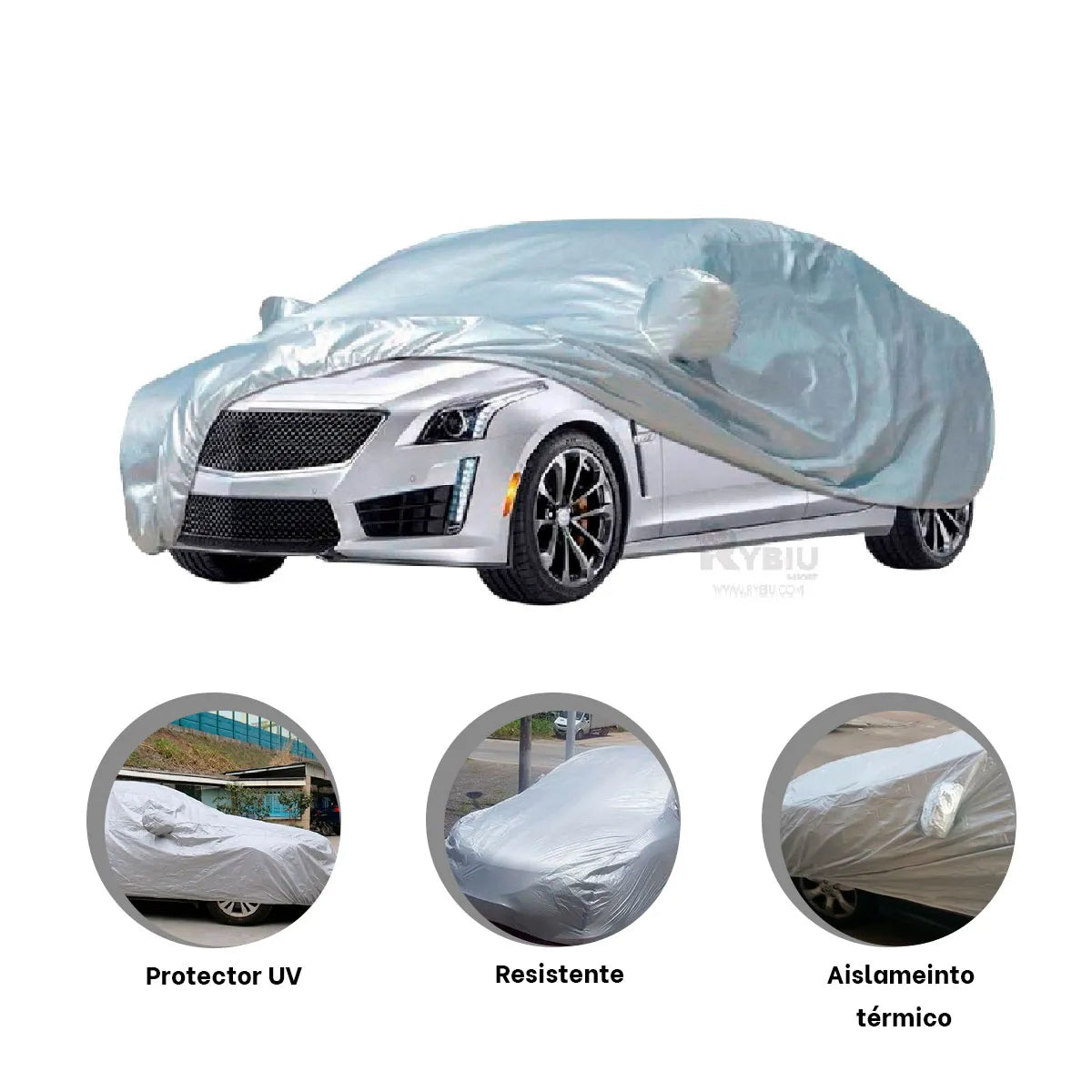 🚗 Cubierta Protectora para Vehículo XXL (5.2*5.5m) – Protección Total (Cod.0401) 

💰RD$1,495