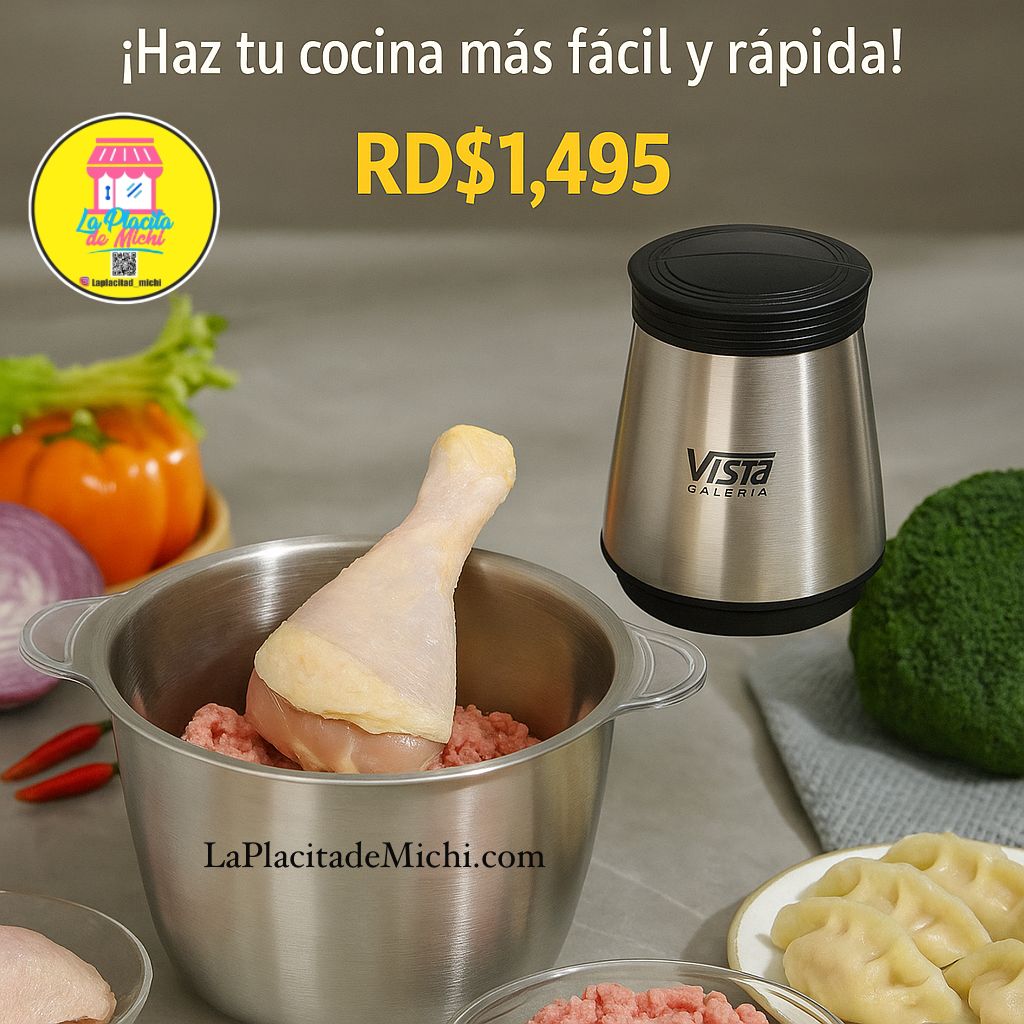 🥗✨ Picador Eléctrico de Acero Inoxidable ✨🥗 (Cod.VGM309)

¡Haz tu cocina más fácil y rápida! ⚡