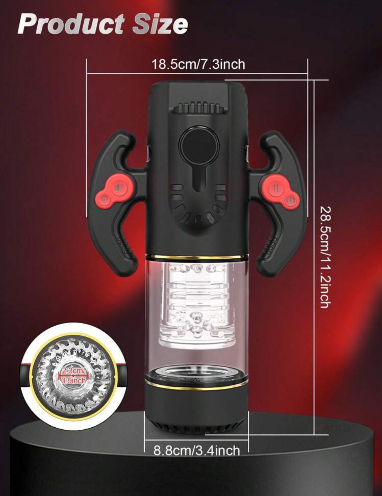 Masturbador Masculino Automático de Succión. (Cod.1)