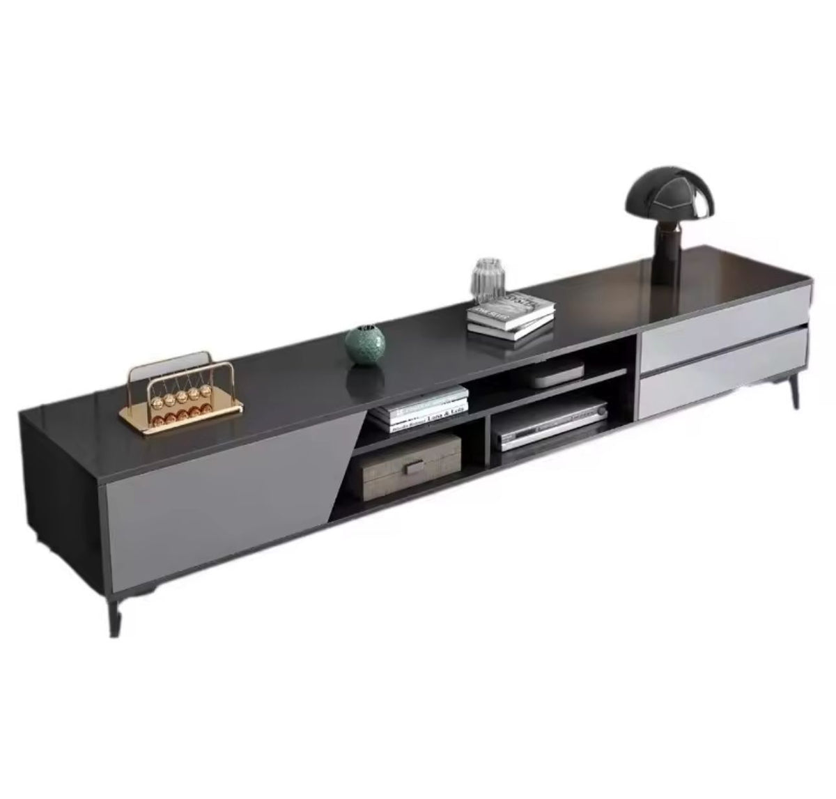 📺✨ MUEBLE DE TV MINIMALISTA DE LUJO – DISEÑO MODERNO QUE TRANSFORMA TU SALA ✨📺
🆔 Cod. 250101 🎨 Color: Negro con Gris Cielo

💰 Precio: RD$3,995

🎨 Color: Negro con Gris Cielo
📏 Medidas: 140 × 30 × 40 cm