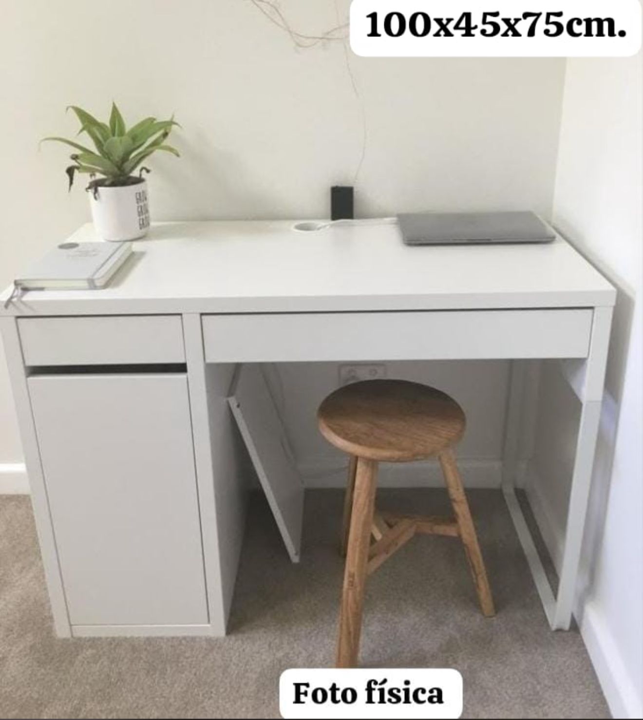 🖥️✨ ESCRITORIO MODERNO MULTIFUNCIONAL – DISEÑO MINIMALISTA & ORGANIZACIÓN INTELIGENTE ✨🖥️ (Cod.25115)

💰RD$4,995 

- Medidas: 105x50x75 cm