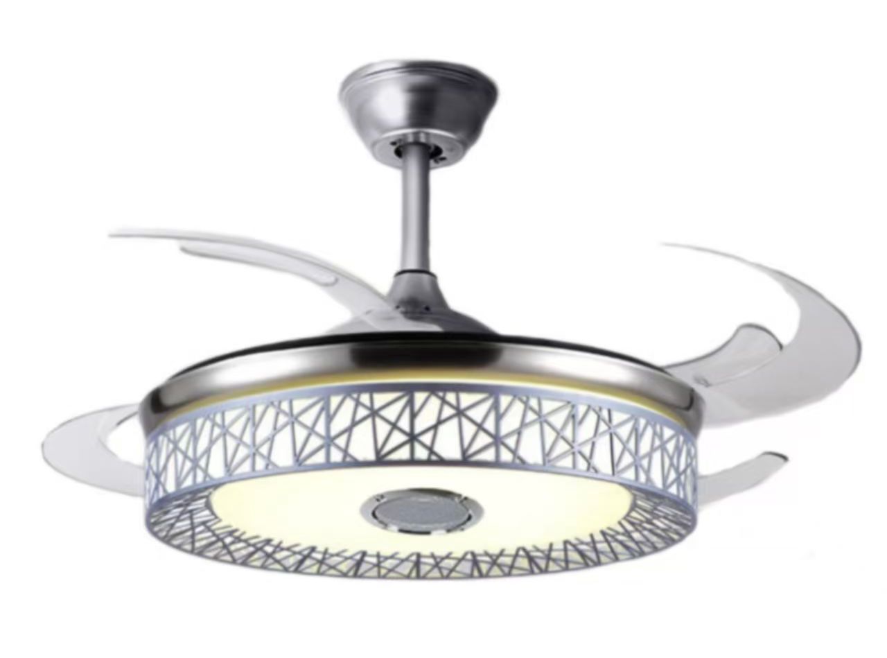 ✨💡 VENTILADOR DE TECHO MODERNO LED + BOCINA BLUETOOTH – TODO EN UNO 💡✨
📌 (Cod. 027 PLATEADO)

💰RD$3,995