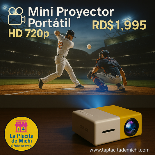 📽️ Mini Proyector Portátil HD 720p (Cod.YG300)

💰RD$1,995 

Transforma cualquier pared en una pantalla gigante 🎬